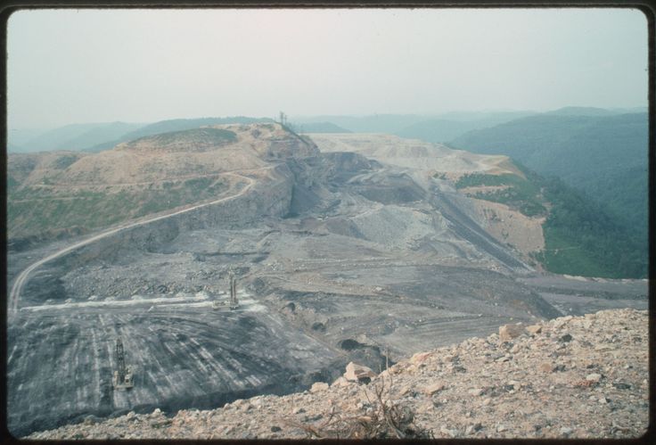View Of Arch Mineral Corporation S Mountaintop Removal And Reclamation
