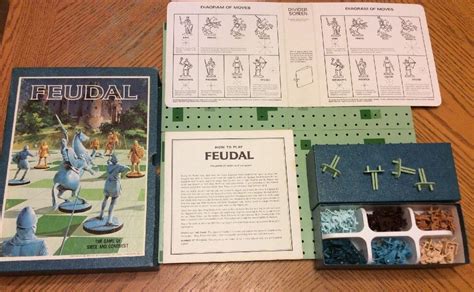 Vintage 1967 Feudal Board Game