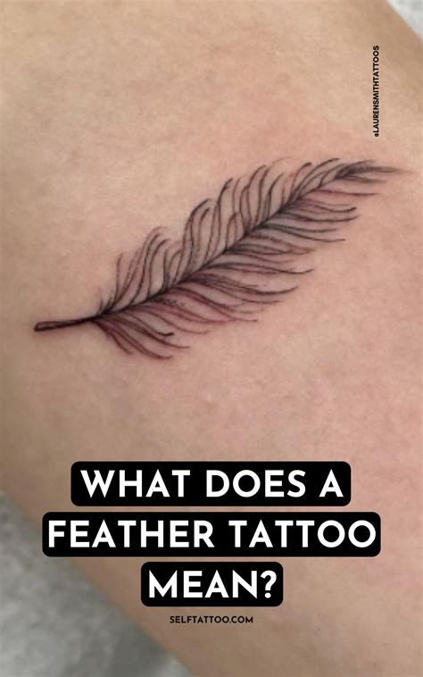 Feather Tattoo Meaning: Symbolism & Significance Explained