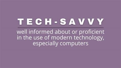 What Does Tech Savvy Mean Techitl Com