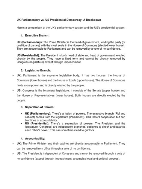 Debunking the Myth: Parliamentary Governments Explained