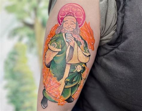 White Lotus Tattoo Ideas Uncle Iroh Tattoo 110952