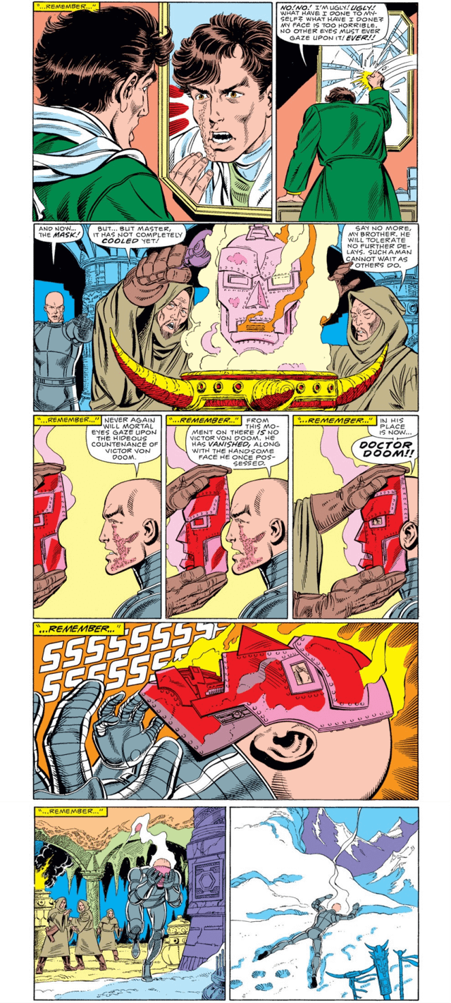 Why Did Dr Doom Try To Hide His Face Scar By Searing His Entire Face Why Did Dr Doom Try To Hide His Face Scar By Searing His Entire Face