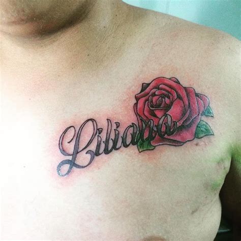 Wife Name Tattoo On Chest