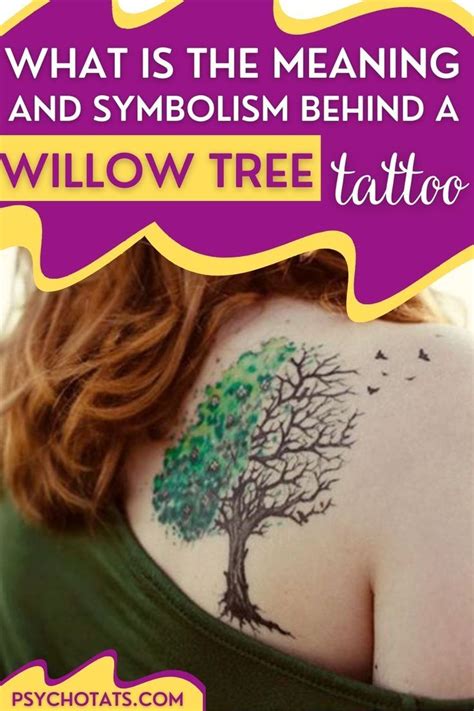 Willow Tree Tattoo Meaning And Symbolism Fully Decoded Tattooclue Com