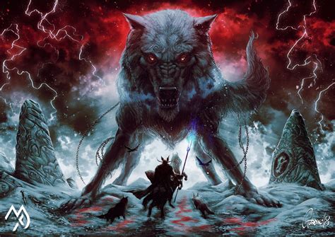 Wolf Art Fantasy Dark Fantasy Art Norse Pagan Norse Mythology