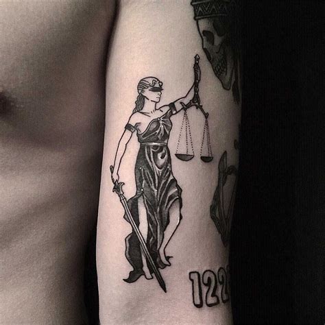 Wonderful Justice Lady Tattoo Design Great Tattoos Unique Tattoos
