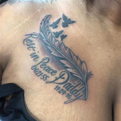 Wondrous Rest In Peace Dad Tattoos Rest In Peace Tattoos For Babies In