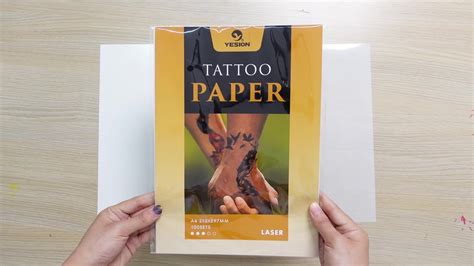 Yesion A4 Laser Printable Tattoo Transfer Paper Custom Wholesale White Yesion A4 Laser Printable Tattoo Transfer Paper Custom Wholesale White