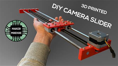 Yet Another Diy 3D Printed Camera Slider With Linear Bearings Red Yet Another Diy 3D Printed Camera Slider With Linear Bearings Red