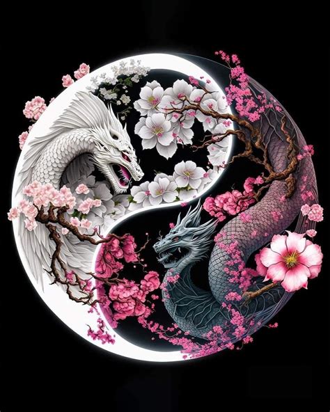 Yin Yang Dragons Artofit