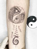 Yin Yang Tattoo By Nabruttt Nabruttt Yinyangtattoos Yinyang Chinese