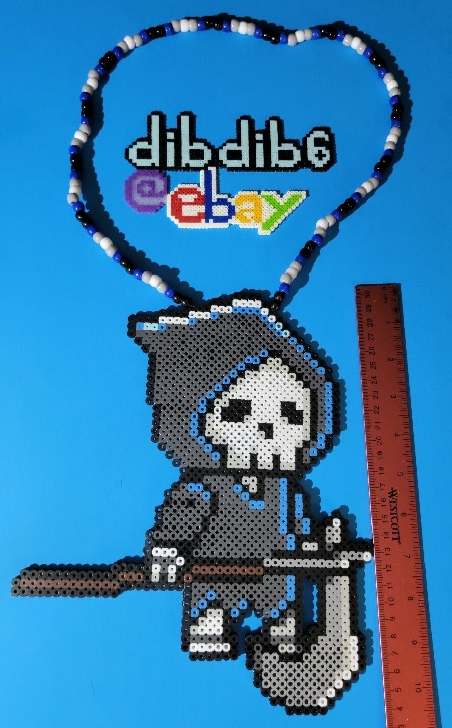 Zomboy Kandi Perler Necklace Rave Edc Plur Dj Festival Hama Art Bead